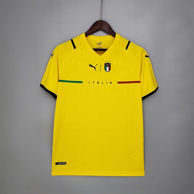 AAA Quality Italy 21/22 GK Yellow Soccer Jersey